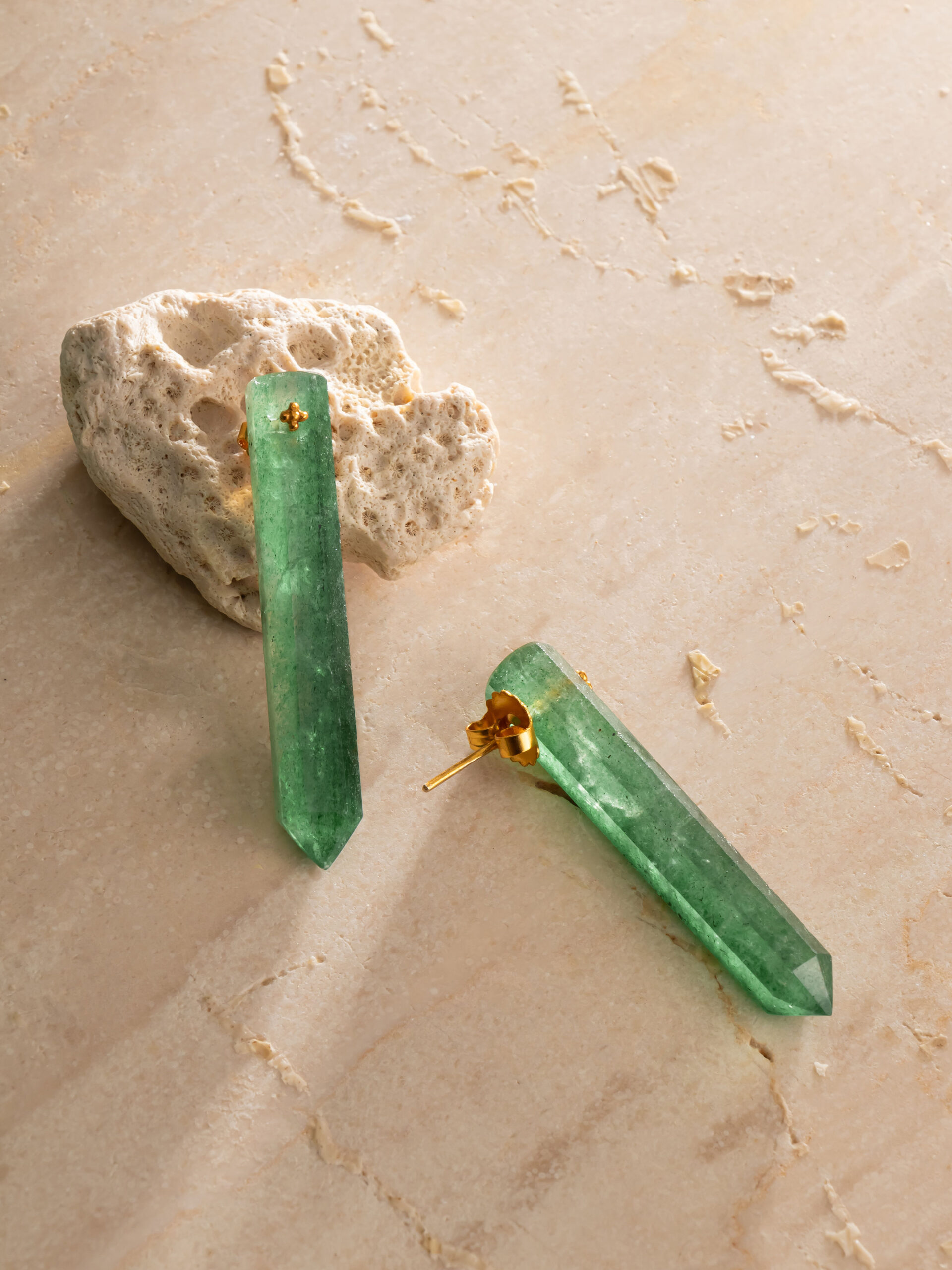 Green Aventurine Earrings