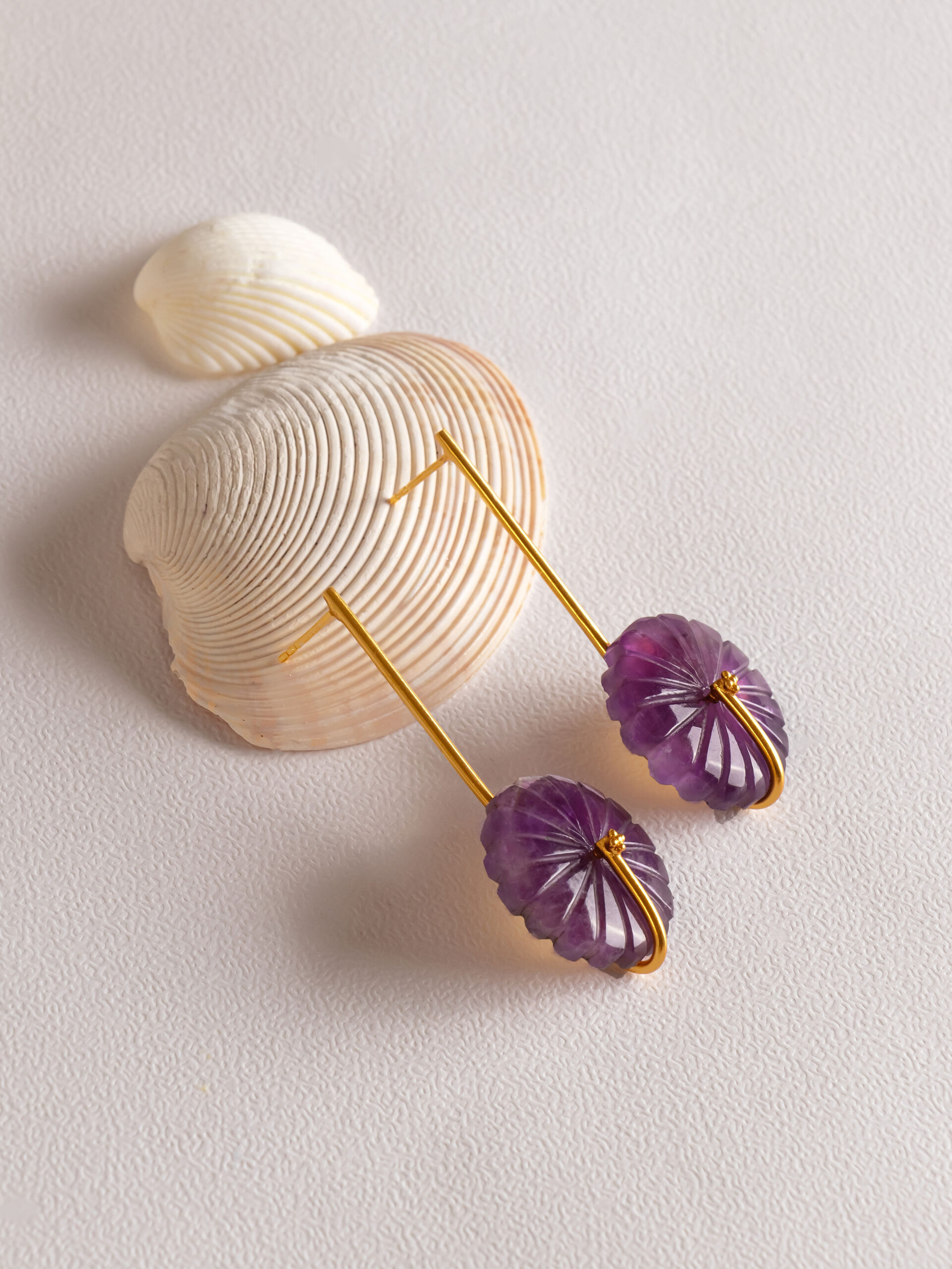 Amethyst Floret Earrings