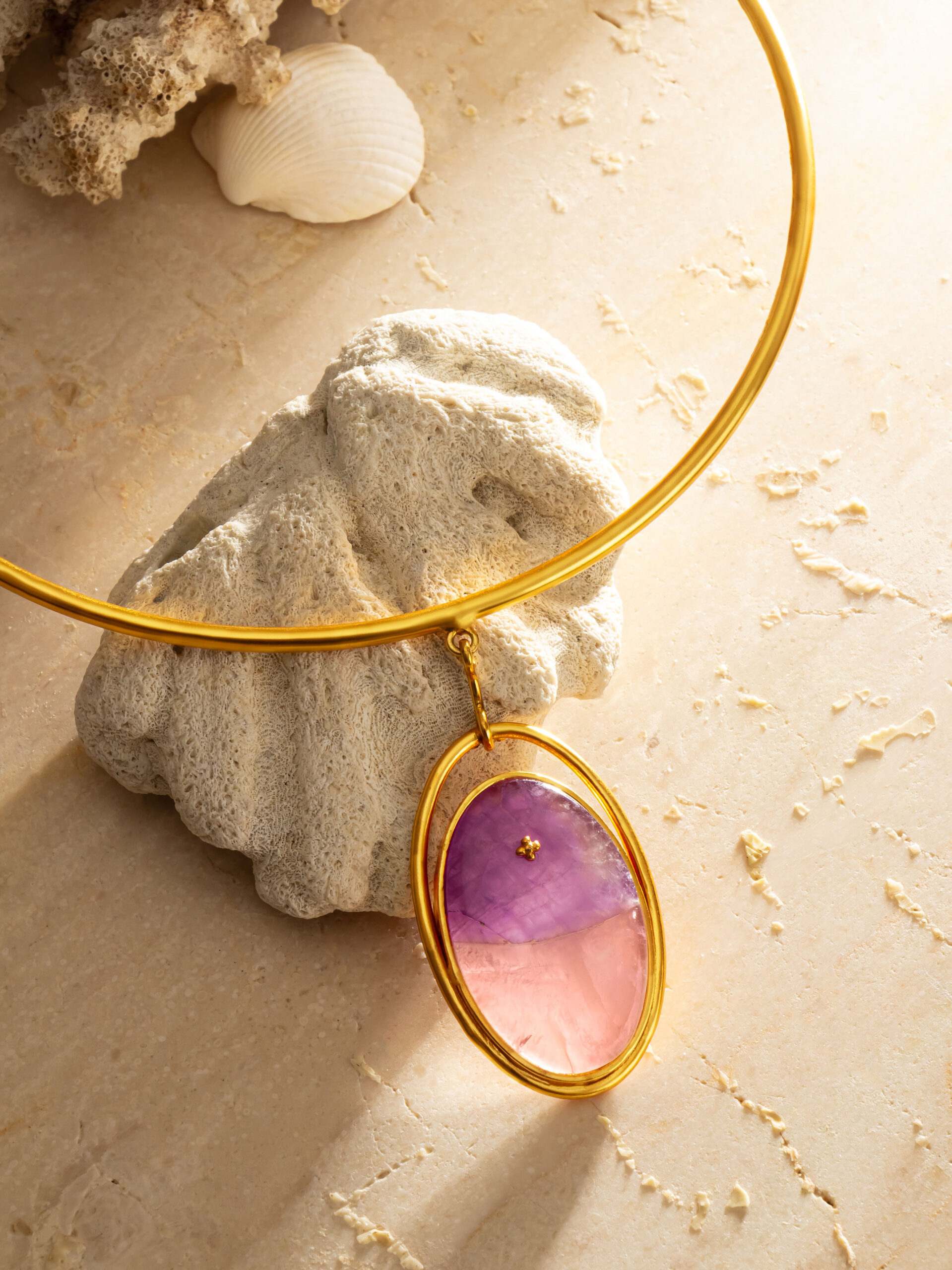 Rose Amethyst Choker