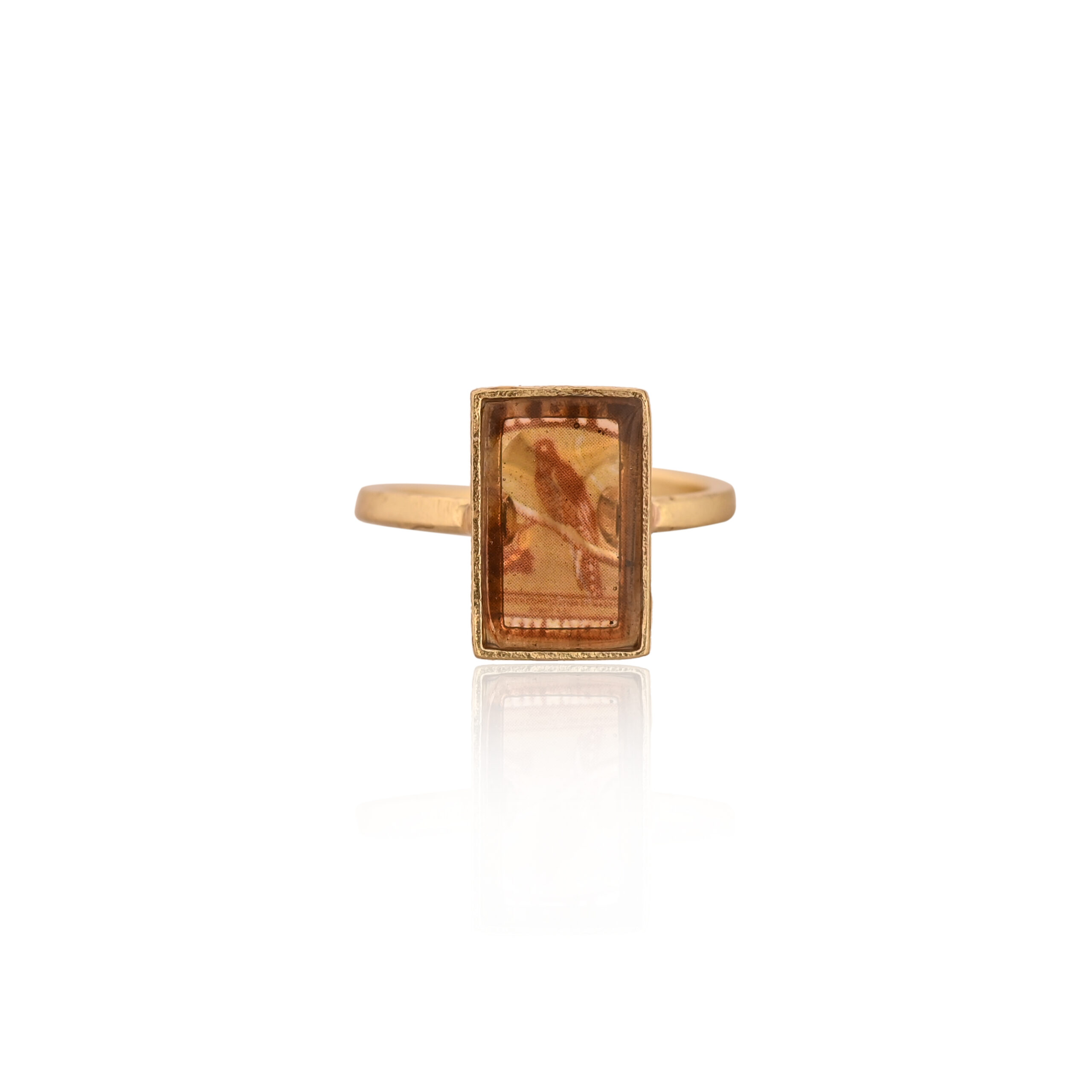 Framed Ring Amber Flight