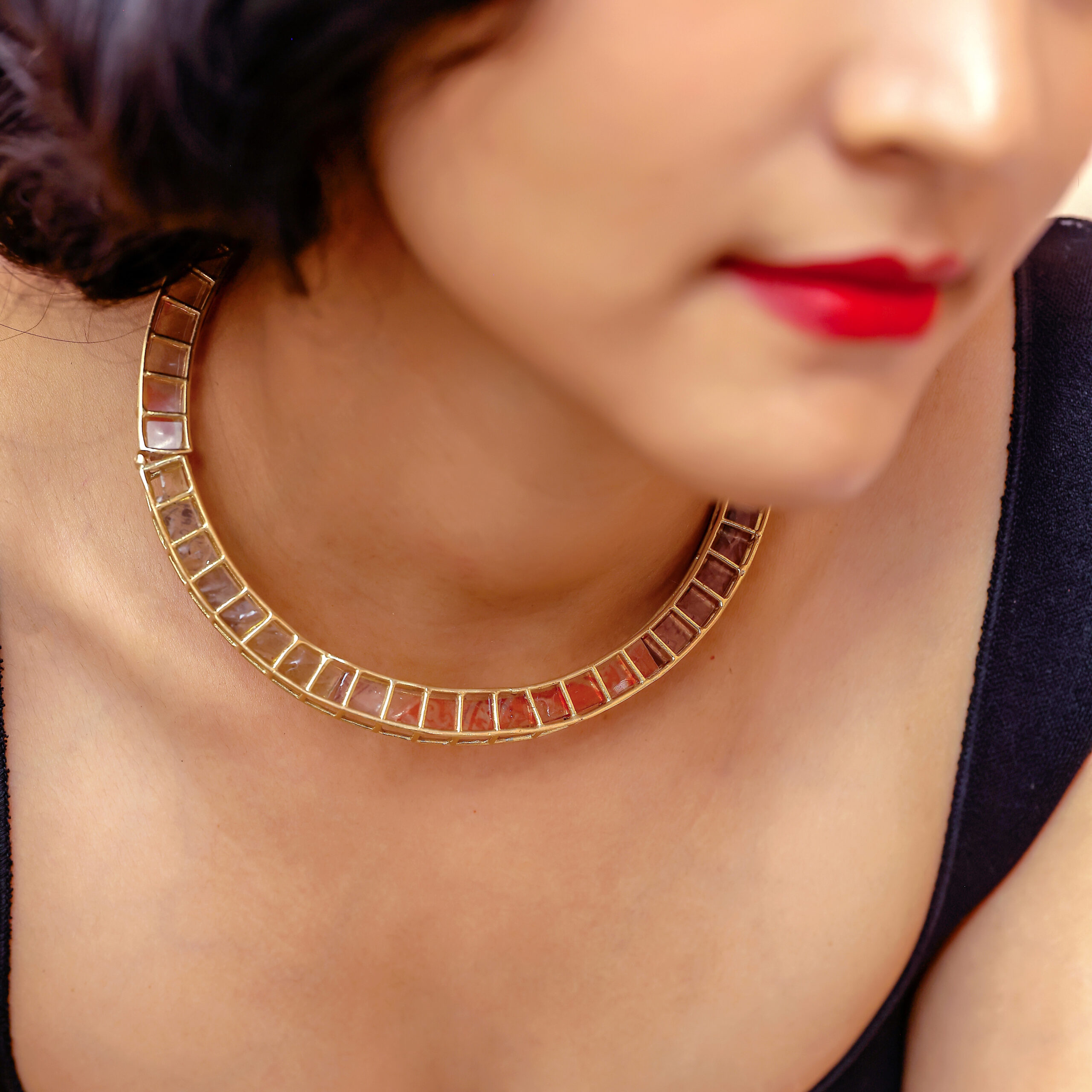 Enso Neckpiece Vintage Sunset