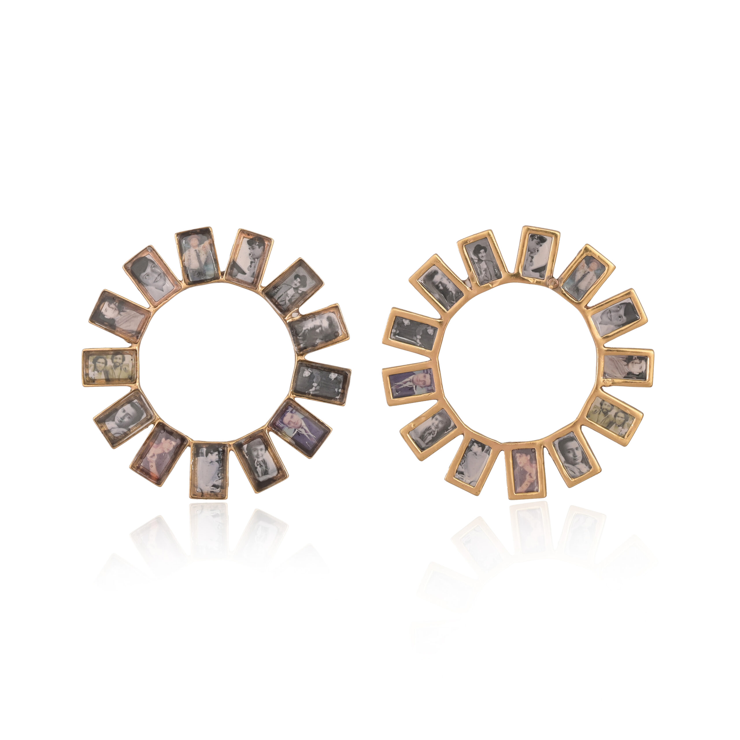 Gem Earrings Film Noir